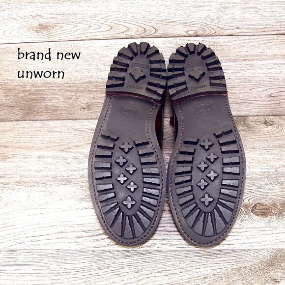 * NIB * $445 Allen Edmonds RAINIER 8 D Boots Brown Factory 2nds * add $15 Trees - Picture 3 of 14